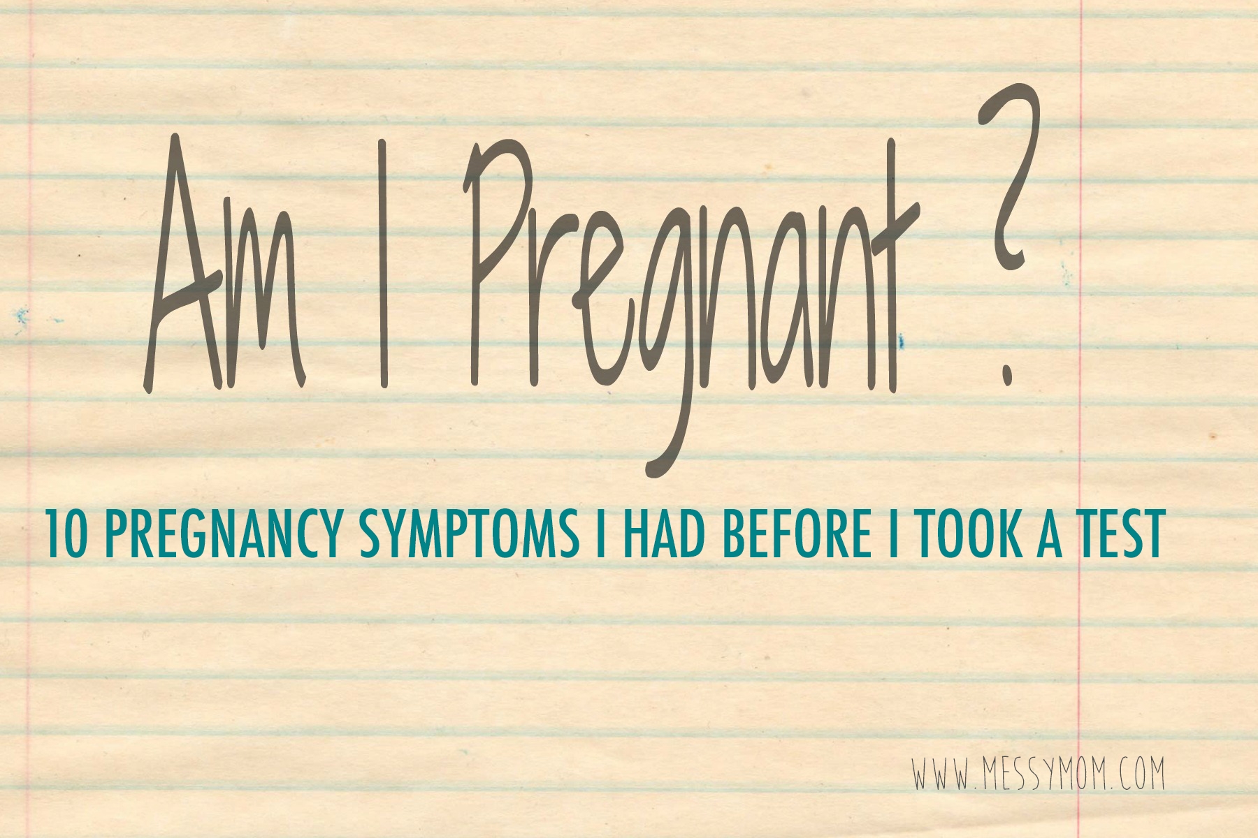 am I pregnant